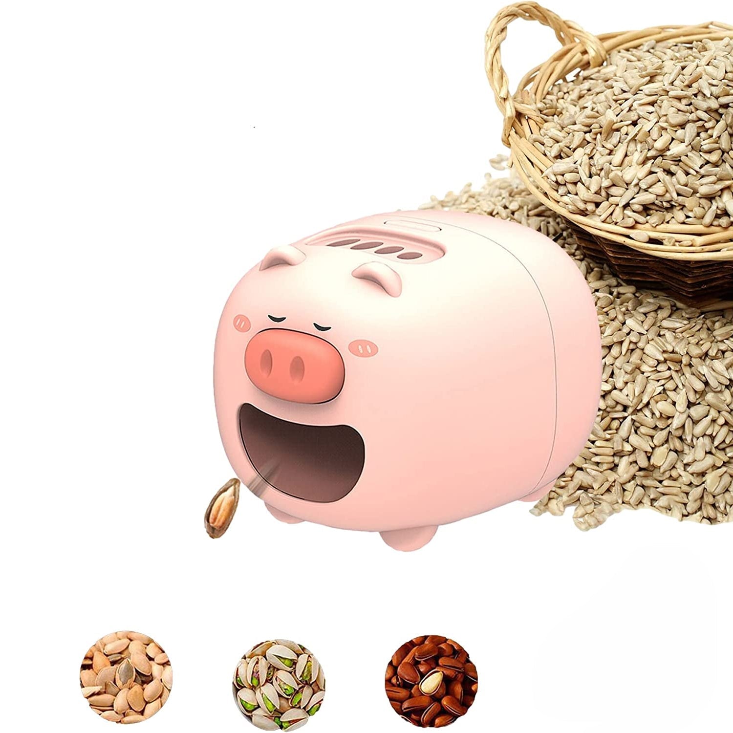 4067 Sunflower Seed Opener Machine, Automatic Peeling Melon Seed Opener for Eating For Home Use DeoDap 4067 Sunflower Seed Opener Machine, Automatic Peeling Melon Seed Opener for Eating For Home Use DeoDap